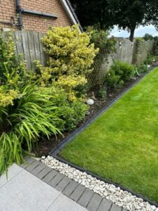 grey garden edging