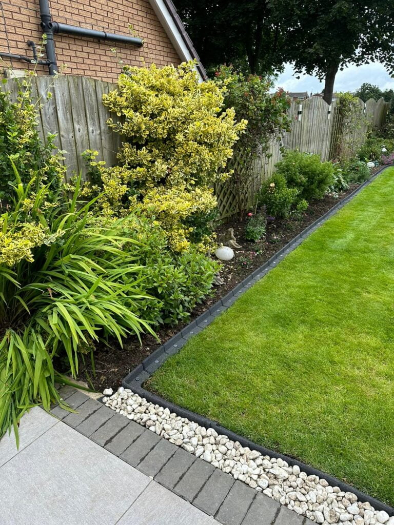 grey garden edging