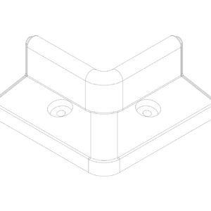 FlexiBorder Outside Corner Box of 2 Brown