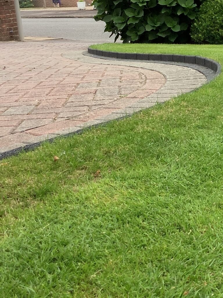 case study: grey garden edging